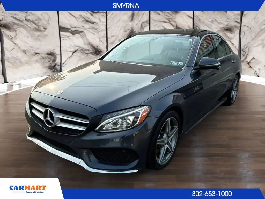 Gray 2016 Mercedes-Benz C-Class C 300 4MATIC Sedan 4D for sale in Smyrna, DE