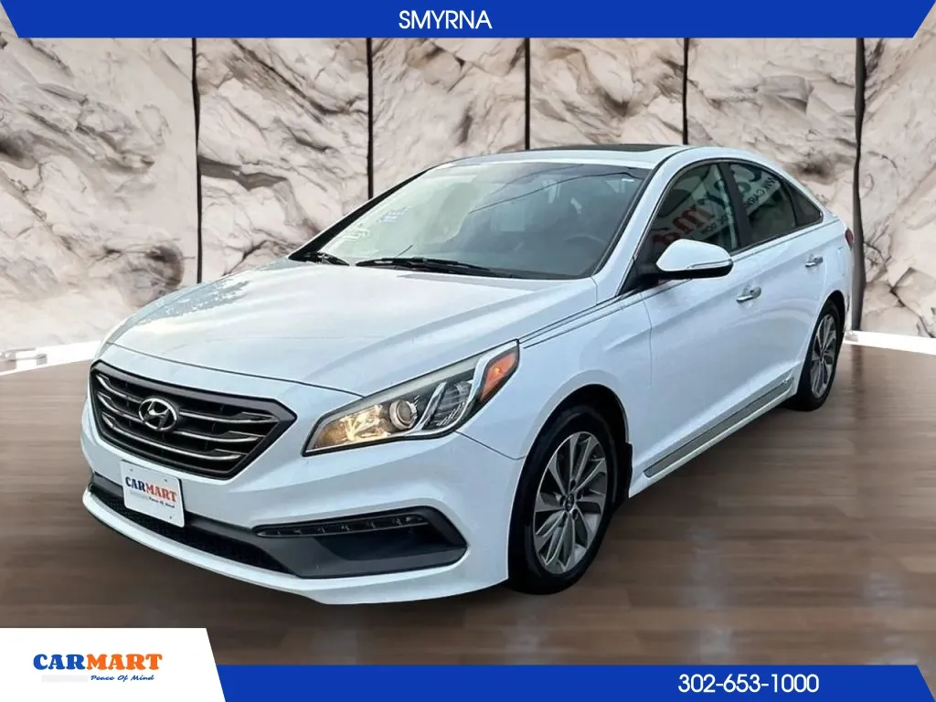 White 2017 Hyundai Sonata Sport Sedan 4D for sale in Smyrna, DE
