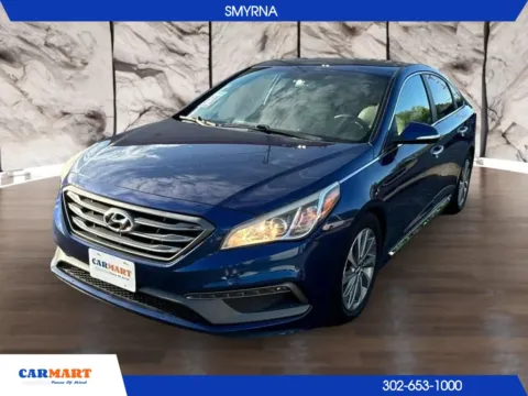 Blue 2017 Hyundai Sonata Sport Sedan 4D for sale in Smyrna, DE