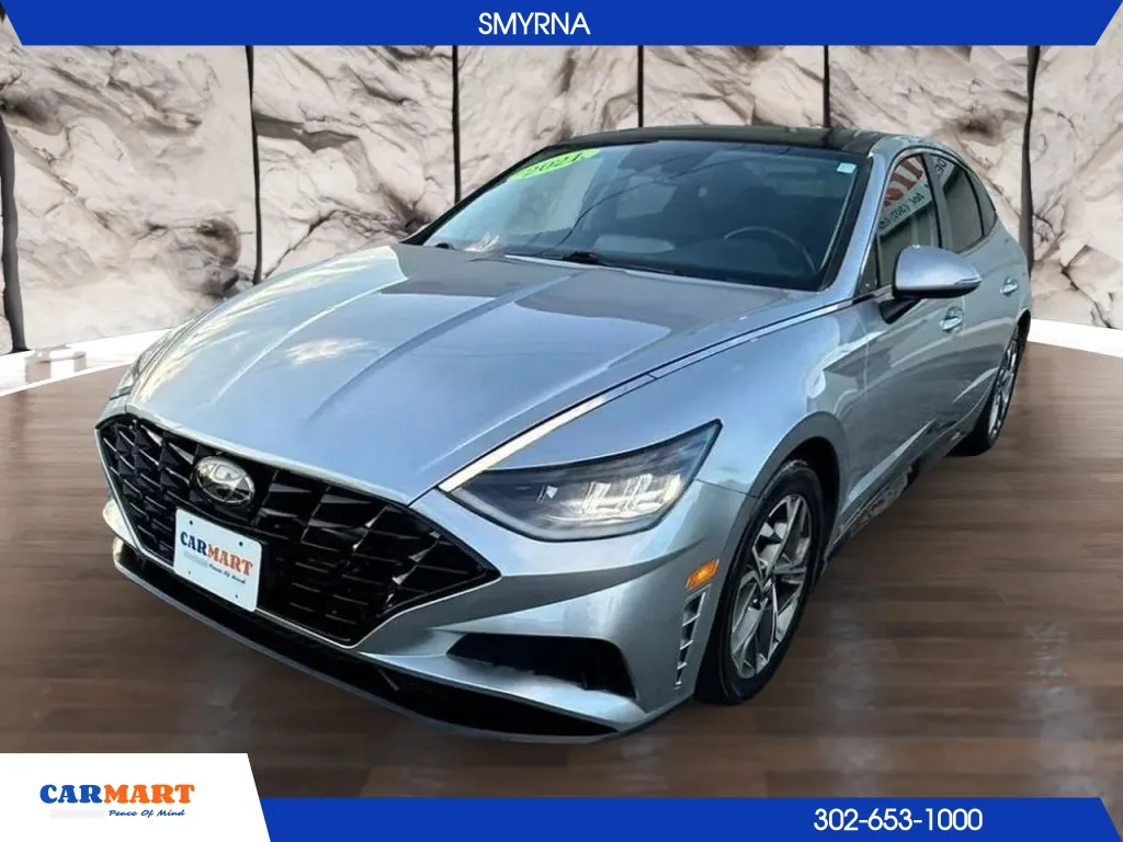 Silver 2021 Hyundai Sonata SEL Sedan 4D for sale in Smyrna, DE