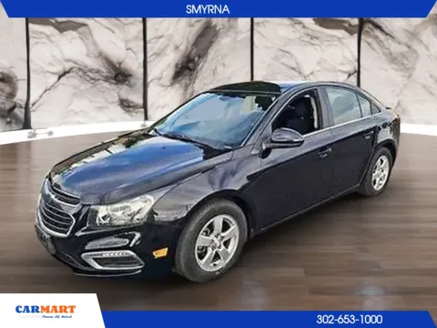 Black 2015 Chevrolet Cruze 1LT Sedan 4D for sale in Smyrna, DE