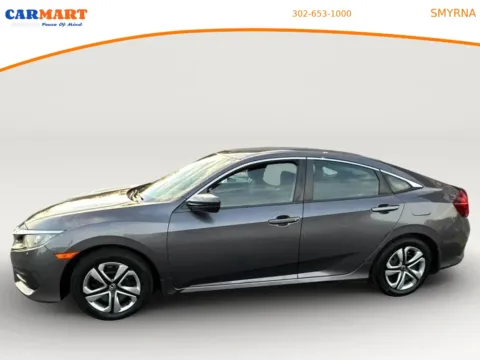 Another view of 2017 Honda Civic LX Sedan 4D for sale in Smyrna, DE at CARMART - Smyrna