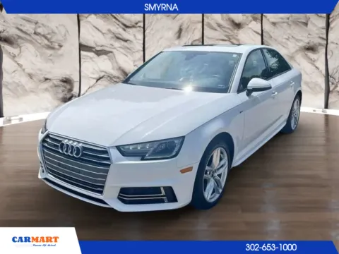 White 2017 Audi A4 Premium Sedan 4D for sale in Smyrna, DE