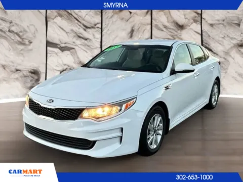 White 2017 Kia Optima LX Sedan 4D for sale in Smyrna, DE