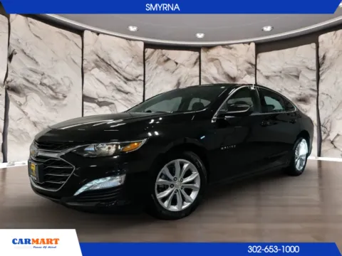 Black 2021 Chevrolet Malibu LT Sedan 4D for sale in Smyrna, DE