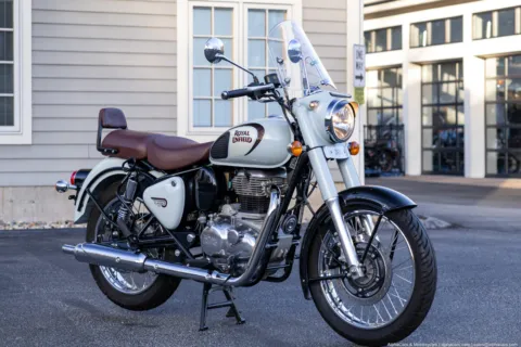 Photos of 2023 Royal Enfield Classic 350 Halcyon Grey for sale in Boxborough, MA at Boxborough