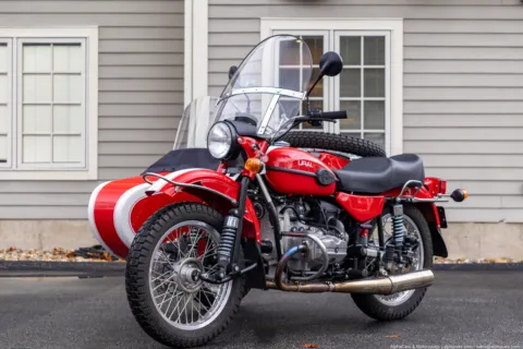 Another view of 2014 Ural Patrol 2WD Red & White for sale in Boxborough, MA at Boxborough