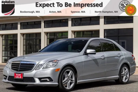Silver 2011 Mercedes-Benz E 550 4MATIC Sport P2 for sale in Boxborough, MA