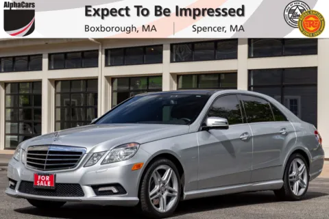 Silver 2011 Mercedes-Benz E 550 4MATIC Sport P2 for sale in Boxborough, MA