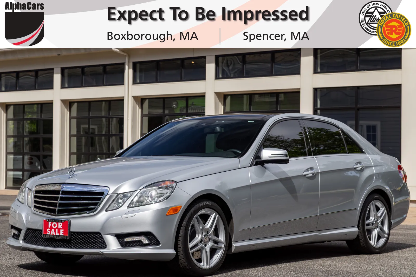 Silver 2011 Mercedes-Benz E 550 4MATIC Sport P2 for sale in Boxborough, MA