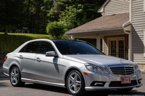 Another view of 2011 Mercedes-Benz E 550 4MATIC Sport P2 for sale in Boxborough, MA at Boxborough Showroom & Service Center