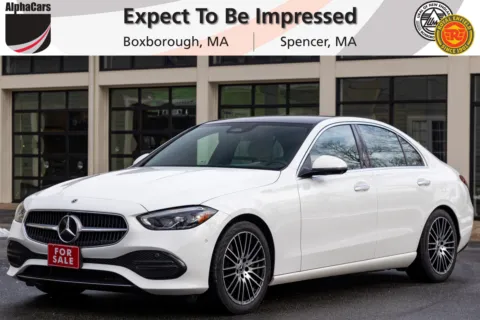 White 2022 Mercedes-Benz C 300 4MATIC Pinnacle for sale in Boxborough, MA