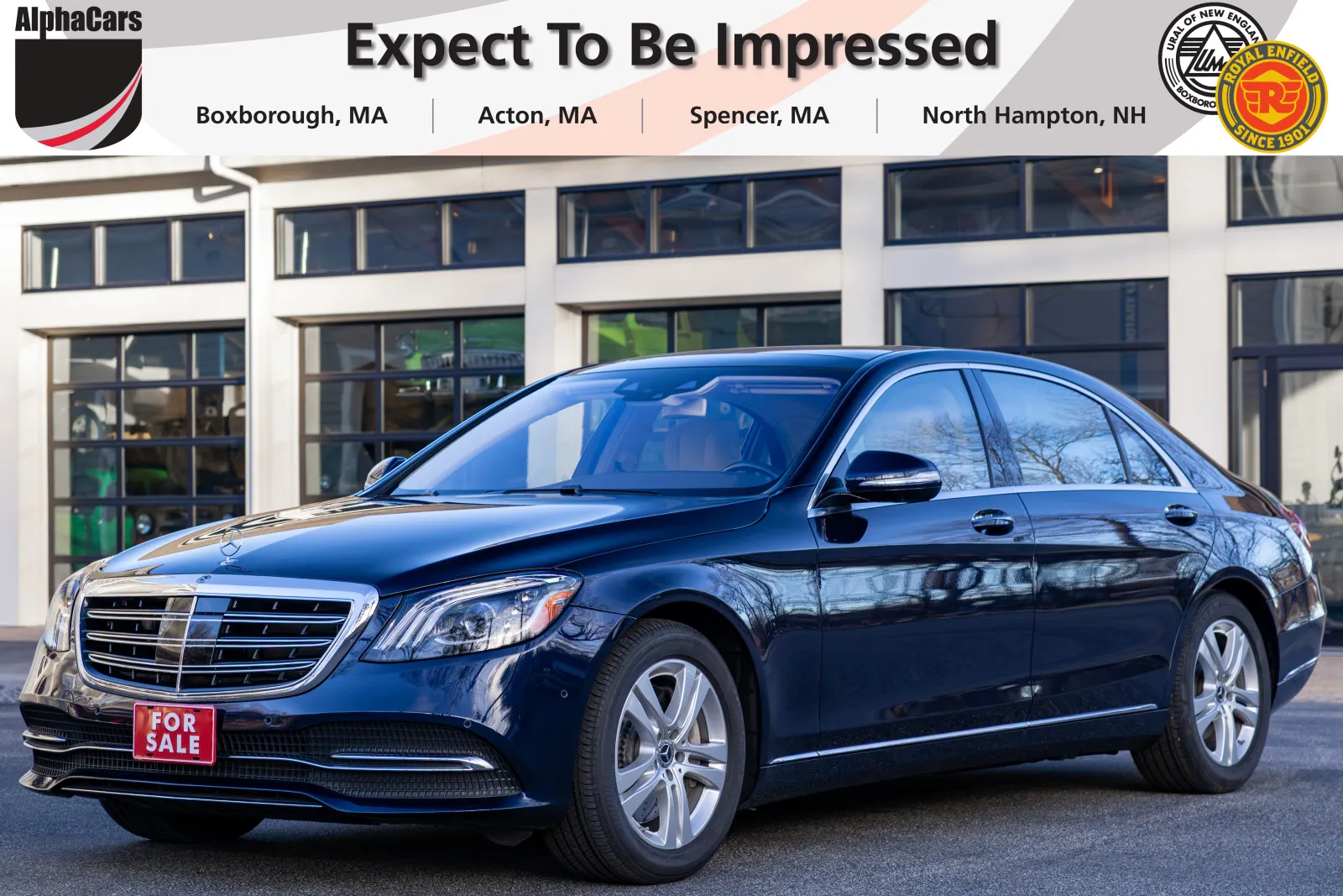 Blue 2020 Mercedes-Benz S 560 4MATIC for sale in Boxborough, MA