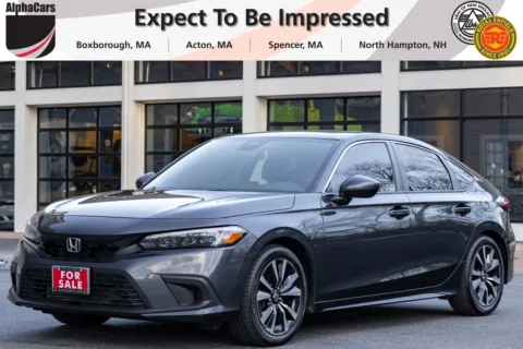 Gray 2022 Honda Civic Hatchback EX-L for sale in Boxborough, MA