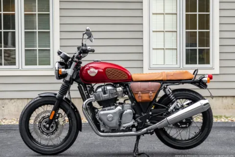More photos of 2026 Royal Enfield Interceptor INT650 Canyon Red Custom at Boxborough, MA