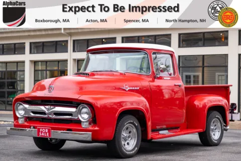 White 1956 Ford F-100 Custom Cab for sale in Boxborough, MA