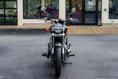 Photos of 2026 Royal Enfield Super Meteor 650 Interstellar Green for sale in Boxborough, MA at Boxborough Showroom & Service Center