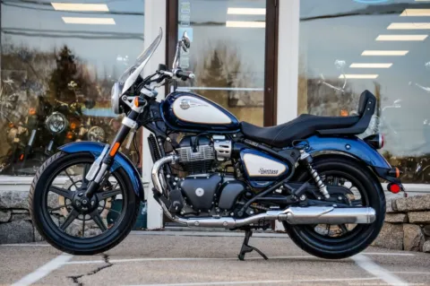 More photos of 2026 Royal Enfield Super Meteor 650 Celestial Blue at Boxborough, MA