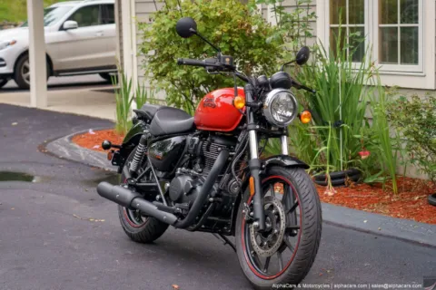 Photos of 2026 Royal Enfield Meteor 350 Fireball Red for sale in Boxborough, MA at Boxborough Showroom & Service Center