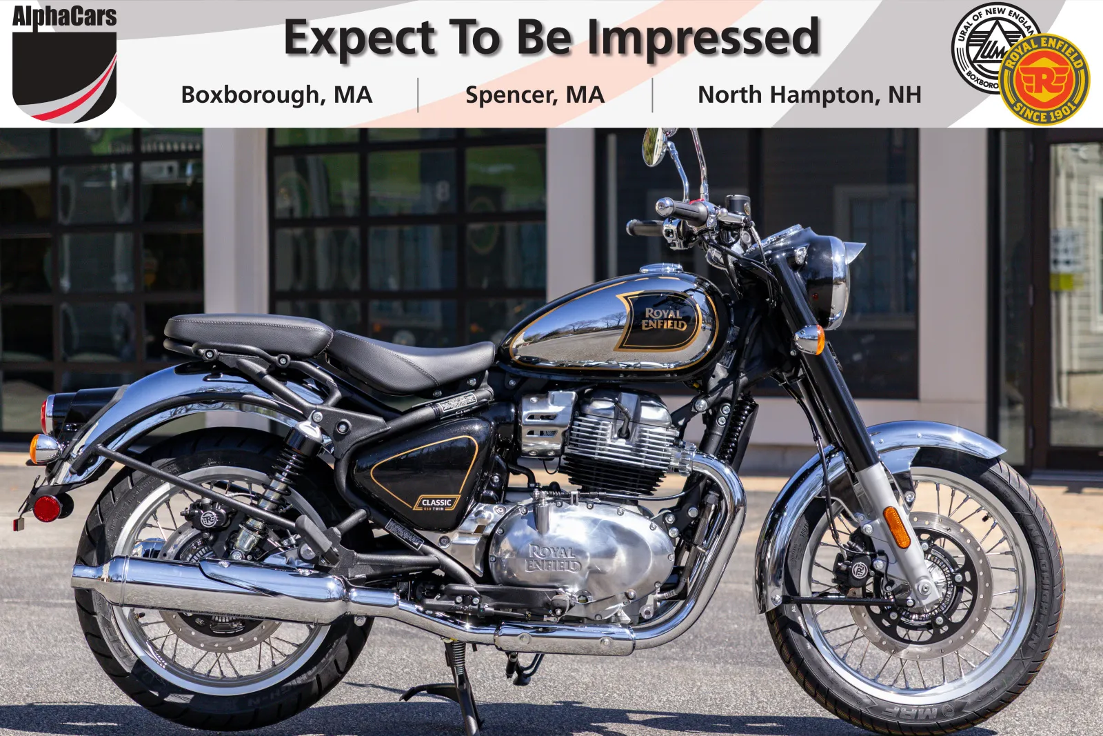 2026 Royal Enfield Classic 650 Black Chrome for sale in Boxborough, MA