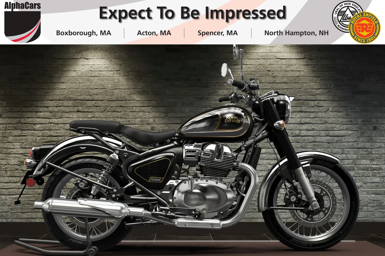 2026 Royal Enfield Classic 650 Black Chrome for sale in Boxborough, MA