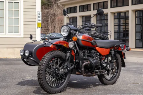 Another view of 2023 Ural Gear Up 2WD Terracotta Grey Metallic for sale in Boxborough, MA at Boxborough