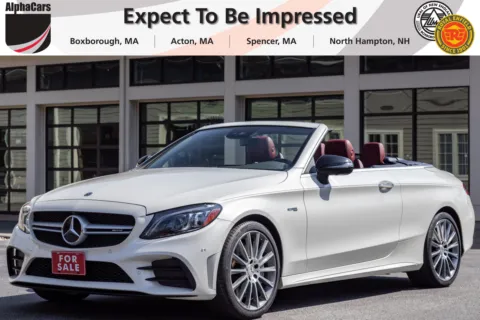 White 2019 Mercedes-Benz AMG C 43 4MATIC Convertible for sale in Boxborough, MA