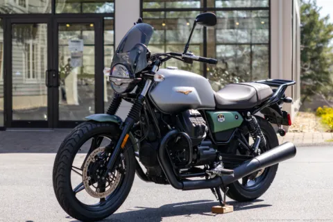 Another view of 2021 Moto Guzzi V7 Stone Centenario for sale in Boxborough, MA at Boxborough Showroom & Service Center