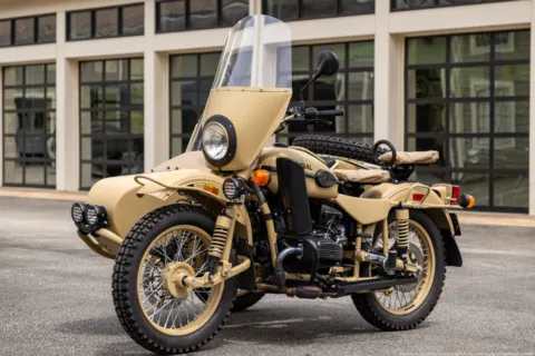 Another view of 2022 Ural Gear Up 2WD Heritage Pustinja for sale in Boxborough, MA at Boxborough Showroom & Service Center