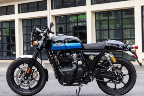 More photos of 2024 Royal Enfield Continental GT 650 Slipstream Blue Custom at Boxborough Showroom & Service Center, MA
