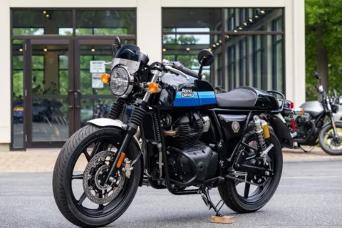 More photos of 2024 Royal Enfield Continental GT 650 Slipstream Blue Custom at Boxborough Showroom & Service Center, MA