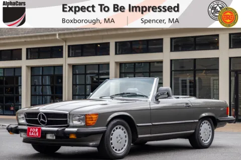 Gray 1986 Mercedes-Benz 560SL R107 for sale in Boxborough, MA
