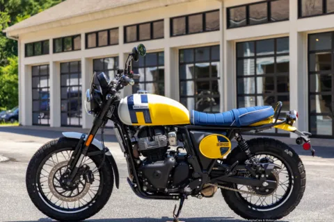 More photos of 2025 Royal Enfield Bear 650 Wild Honey Yellow Custom at Boxborough Showroom & Service Center, MA
