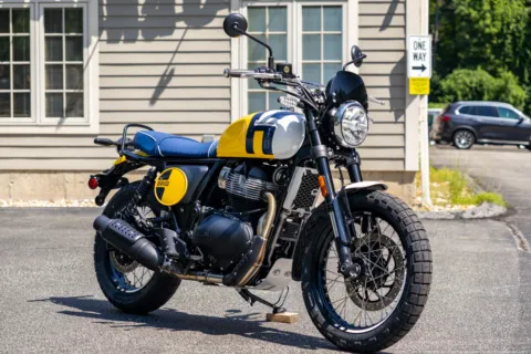 Photos of 2025 Royal Enfield Bear 650 Wild Honey Yellow Custom for sale in Boxborough, MA at Boxborough Showroom & Service Center
