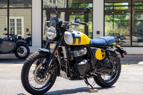 More photos of 2025 Royal Enfield Bear 650 Wild Honey Yellow Custom at Boxborough Showroom & Service Center, MA