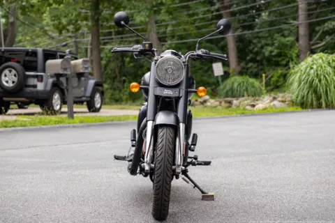 Another view of 2023 Royal Enfield Classic 350 Dark Stealth Black for sale in Boxborough, MA at Boxborough Showroom & Service Center
