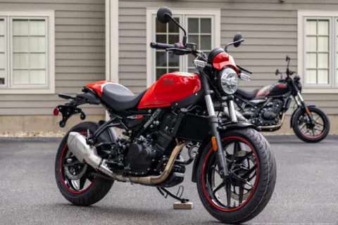 Photos of 2027 Royal Enfield Guerrilla 450 Apex Red for sale in Boxborough, MA at Boxborough Showroom & Service Center