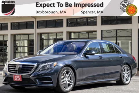Blue 2015 Mercedes-Benz S 550 P1 Sport 4MATIC for sale in Boxborough, MA