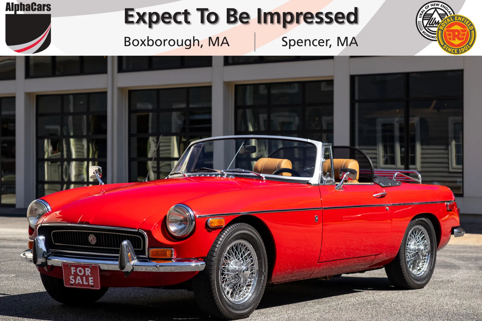 Red 1970 MG MGB Roadster Moss 5-Speed for sale in Boxborough, MA