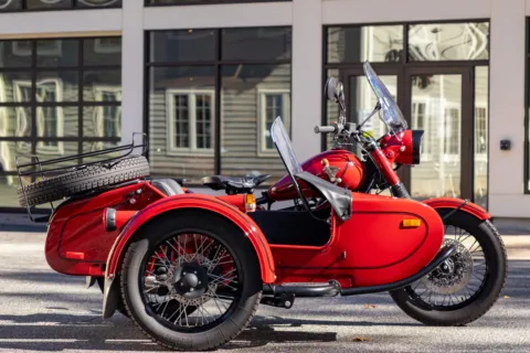 Another view of 2018 Ural Retro M70 Maroon for sale in Boxborough, MA at Boxborough Showroom & Service Center