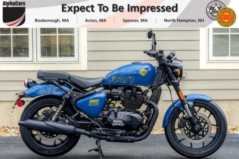 Photos of 2024 Royal Enfield Shotgun 650 Plasma Blue for sale in Boxborough, MA at Boxborough Showroom & Service Center