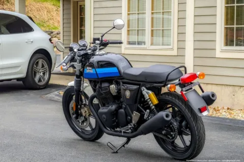 More photos of 2024 Royal Enfield Continental GT 650 Slipstream Blue at Boxborough, MA