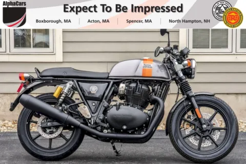 Photos of 2024 Royal Enfield Continental GT 650 Apex Grey for sale in Boxborough, MA at Boxborough Showroom & Service Center