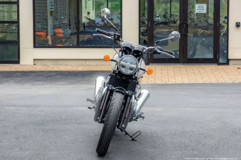 Another view of 2024 Royal Enfield Interceptor INT650 Black Pearl for sale in Boxborough, MA at Boxborough Showroom & Service Center