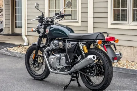 More photos of 2024 Royal Enfield Interceptor INT650 Cali Green at Boxborough, MA