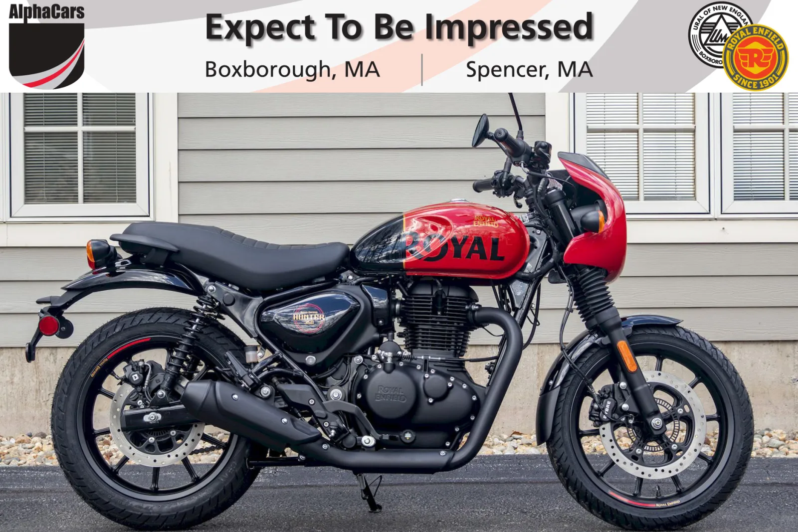 2024 Royal Enfield Hunter 350 Rebel Red Cafe