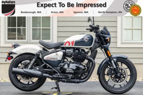 Photos of 2024 Royal Enfield Shotgun 650 Stencil White Custom for sale in Boxborough, MA at Boxborough Showroom & Service Center