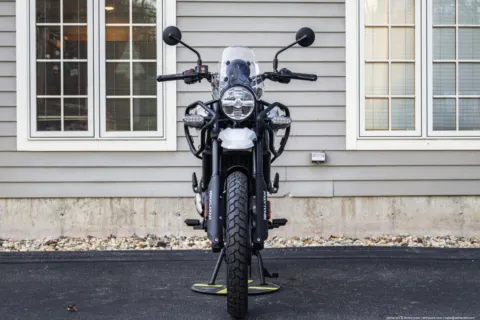 Another view of 2025 Royal Enfield Himalayan 450 Kamet White Tubeless for sale in Boxborough, MA at Boxborough