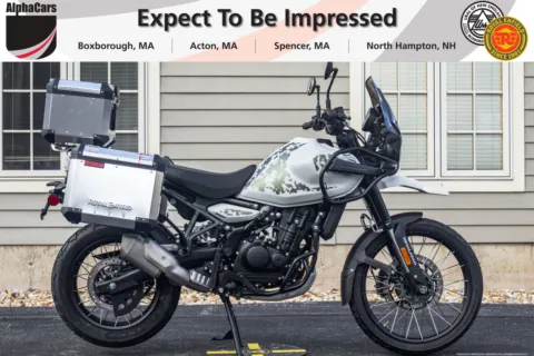 White 2025 Royal Enfield Himalayan 450 Kamet White Tubeless for sale in Boxborough, MA