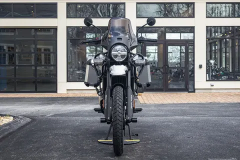 Another view of 2025 Royal Enfield Himalayan 450 Kamet White Tubeless for sale in Boxborough, MA at Boxborough